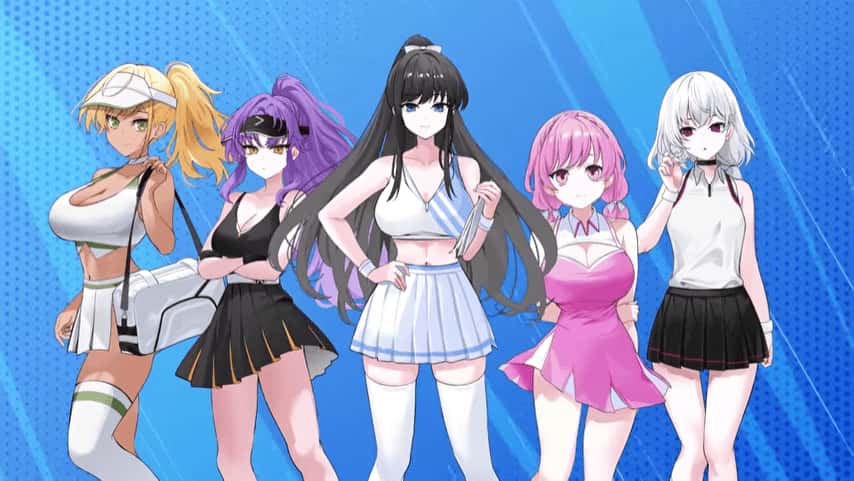 网球天使EX Tennis Angels EX插画